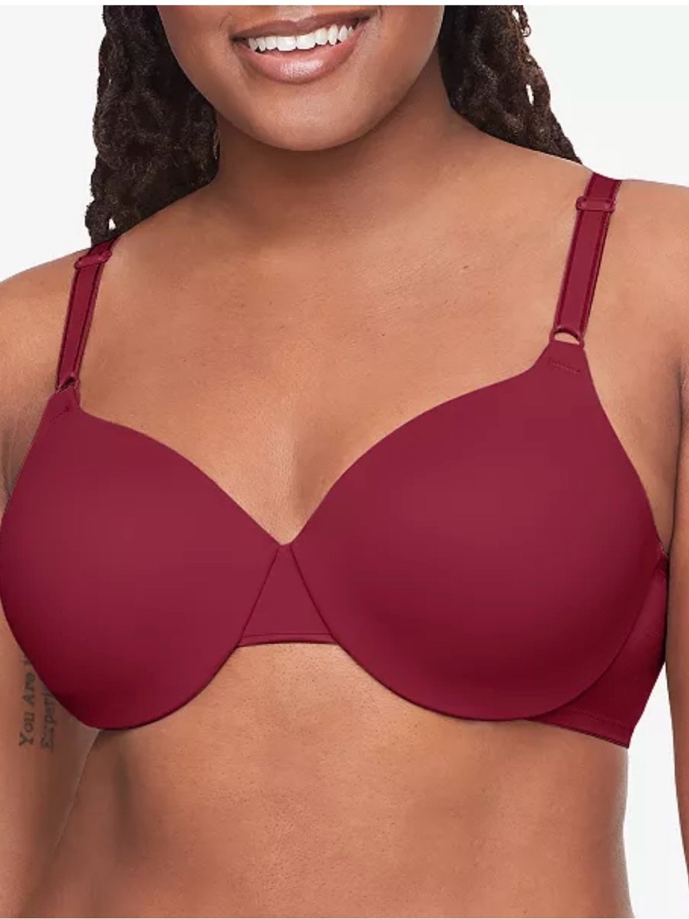 Warners Red T-Shirt Bra Sz 36C
